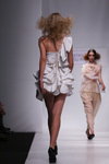 Показ Natasha TSU RAN — Belarus Fashion Week SS 2012 (наряды и образы: белое коктейльное платье)