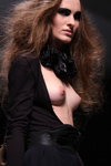 Natasha TSU RAN show — Belarus Fashion Week SS 2012 (looks: black neckline dress)