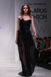 Pokaz Natasha TSU RAN — Belarus Fashion Week SS 2012 (ubrania i obraz: suknia wieczorowa czarna)