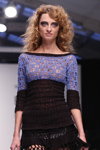 Alina Asijewska. Pokaz REPTILIA — Belarus Fashion Week SS 2012 (ubrania i obraz: pulower dzianinowy)