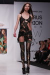 REPTILIA show — Belarus Fashion Week SS 2012 (looks: black stockings)