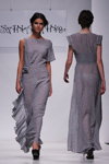 Tanya Davydenko. Belarus Fashion Week SS 2012 (looks: vestido gris)