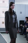 Olga Simakova. BelTeksLegProm. Spring 2012 (looks: grey skirt suit)