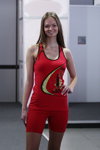 BelTeksLegProm. Spring 2012 (ubrania i obraz: top czerwony, rowerowe spodenki czerwone)