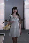 30-я юбилейная международная выставка "БелТЕКСлегпром. Весна-2012" (наряды и образы: льняное белое платье мини)