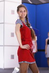 Показ одежды для детей и подростков — БелТЕКСлегпром. Осень 2012 (наряды и образы: красное платье)