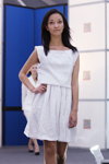 Pokaz Vitebsk STU — BelTEXlegprom. Jesień 2012 (ubrania i obraz: sukienka biała)