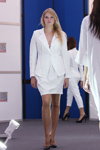 Vitebsk STU show — BelTeksLegProm. Autumn 2012 (looks: white skirt suit)