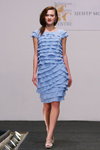 Показ нових колекцій дизайнерів Білоруського центру моди. Частина 1 (наряди й образи: блакитна сукня)