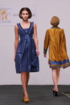 Показ новых коллекций дизайнеров Белорусского центра моды. Часть 1 (наряды и образы: синее платье)