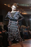 Эксклюзивный показ Белорусского Центра Моды осень-зима 2012/2013 (наряды и образы: чёрно-белое платье)