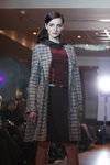 BFC AW 2012/2013 show (looks: grey checkered coat, grey skirt)