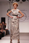 Elvira Zhvikova. BFC show — ...mit liebe zu Wien! (looks: grey flowerfloral dress)
