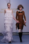 Exercise 2012 show (looks: white wedding dress, brown dress, white tights, black boots)