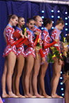 Uliana Donskova, Alina Makarenko, Karolina Sevastyanova, Ksenia Dudkina, Anastasia Nazarenko, Anastasia Bliznyuk. Copa del Mundo de gimnasia rítmica de 2012