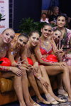 Ksenia Dudkina, Alina Makarenko, Uliana Donskova, Karolina Sevastyanova, Anastasia Bliznyuk, Irina Viner-Usmanova. Rhythmic Gymnastics World Cup 2012