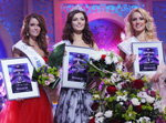 Anastasiya Pogranichnaya, Julia Skalkovich, Victoria Shavel. Final — Miss Belarus 2012