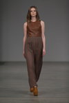 BeCarousell by Dace Krievina-Bahmane show — Riga Fashion Week SS13 (looks: brown dress)