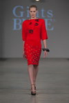 Pokaz Gints Bude — Riga Fashion Week SS13 (ubrania i obraz: sukienka czerwona)
