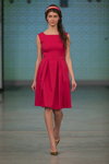 Narciss show — Riga Fashion Week SS13 (looks: red dress)