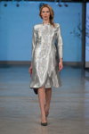 Narciss show — Riga Fashion Week SS13 (looks: silver trench coat)