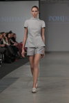 Показ Pohjanheimo — Riga Fashion Week SS13 (наряды и образы: серые шорты, серый топ)