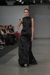 Pokaz Pohjanheimo — Riga Fashion Week SS13 (ubrania i obraz: suknia wieczorowa czarna)