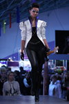 Runway makeup — Roza vetrov - HAIR 2012 (looks: white blazer, black top, black gloves without fingers)