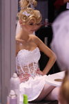 Причёски для невест — Роза Ветров - HAIR 2012 (наряды и образы: белое свадебное платье, блонд (цвет волос))