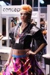 Full Fashion Look — Роза Ветров - HAIR 2012 (наряды и образы: чёрная кожаная куртка)