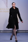 RUSSIAN FASHION AWARD 2012 (looks: black coat, white polka dot tights, black pumps)
