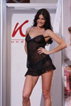 Kleo show — Salon of Lingerie 2012 (outfits: black guipure nightshirt)