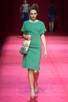 Alena Akhmadullina show — Volvo-Fashion Week in Moscow SS13 (looks: green dress)