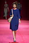Alena Akhmadullina show — Volvo-Fashion Week in Moscow SS13 (looks: blue dress)