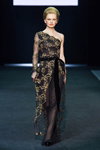 Elena Kuletskaya. Alexandra Serova show — Volvo-Fashion Week in Moscow SS13 (looks: blackevening dress)