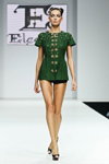 Modenschau von Eleonor — Volvo-Modewoche in Moskau SS2013 (Looks: grüne Bluse)