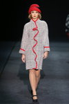 Kalinka Morozov show — Volvo-Fashion Week in Moscow SS13 (looks: red hat, grey coat)