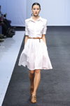 Masha Tsigal Nikon Fashion show — Volvo-Fashion Week in Moscow SS13 (looks: white dress)