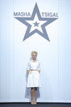 Masha Tsigal. Masha Tsigal Nikon Fashion show — Volvo-Fashion Week in Moscow SS13 (looks: white dress)