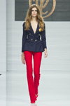 Valentin Yudashkin show — Volvo-Fashion Week in Moscow SS13 (looks: blue blazer, red trousers)