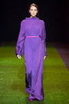 Victoria Andreyanova show — Volvo-Fashion Week in Moscow SS13 (looks: violet dress)