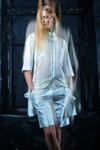 Лукбук DOMANOFF SS13 (наряды и образы: белая блуза, белые шорты)