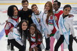 Участницы "Miss Supranational 2013" вышли на лёд