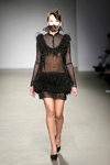 MICHELANGELO WINKLAAR show — Amsterdam Fashion Week fw13/14 (looks: blackcocktail dress)