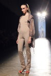 Andreeva show — Aurora Fashion Week Russia SS14 (looks: nude jumpsuit, red sandals)
