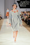 Показ Bondarev — Aurora Fashion Week Russia AW13/14 (наряды и образы: голубое платье)