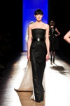 Показ Clarisse Hieraix — Aurora Fashion Week Russia SS14 (наряды и образы: чёрное вечернее платье)