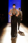 Показ Clarisse Hieraix — Aurora Fashion Week Russia SS14 (наряди й образи: чорна вечірня сукня)
