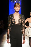 Clarisse Hieraix show — Aurora Fashion Week Russia SS14 (looks: blacknecklineevening dress)