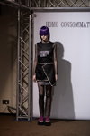 Modenschau von Homo Consommatus — Aurora Fashion Week Russia SS14 (Looks: schwarzes Kleid)
